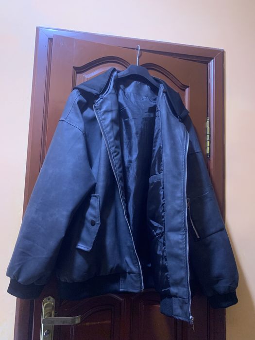 Куртка бомбер кожа