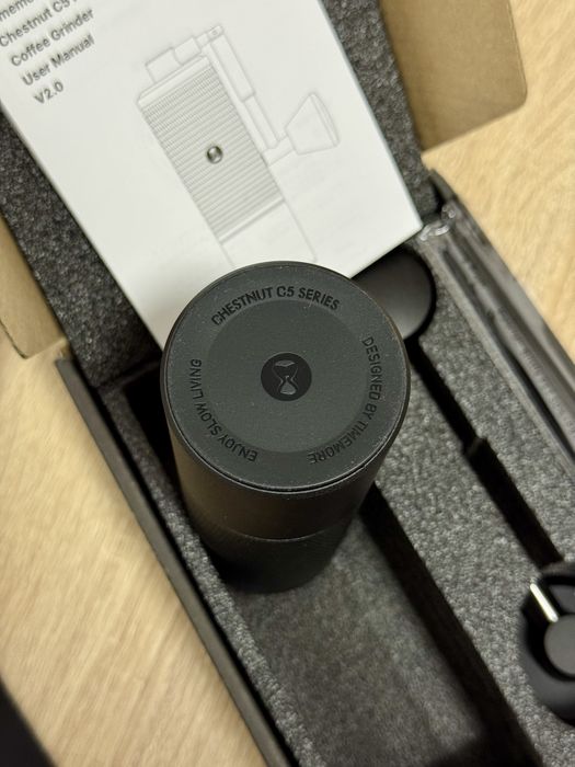 NOU Rasnita manuala cafea Timemore C5ESP PRO Chestnut -espresso