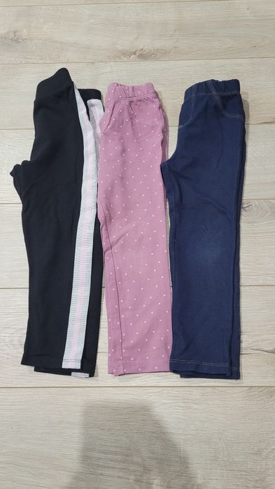 3 perechi pantaloni fetita 98