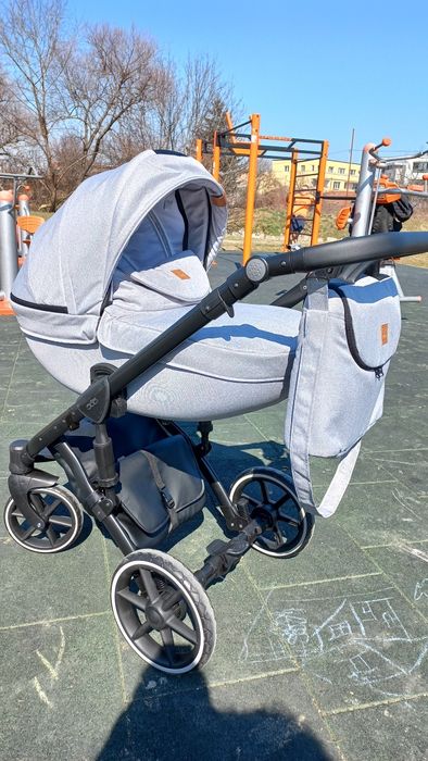 Бебешка количка 3в1  Dada paradiso  сива