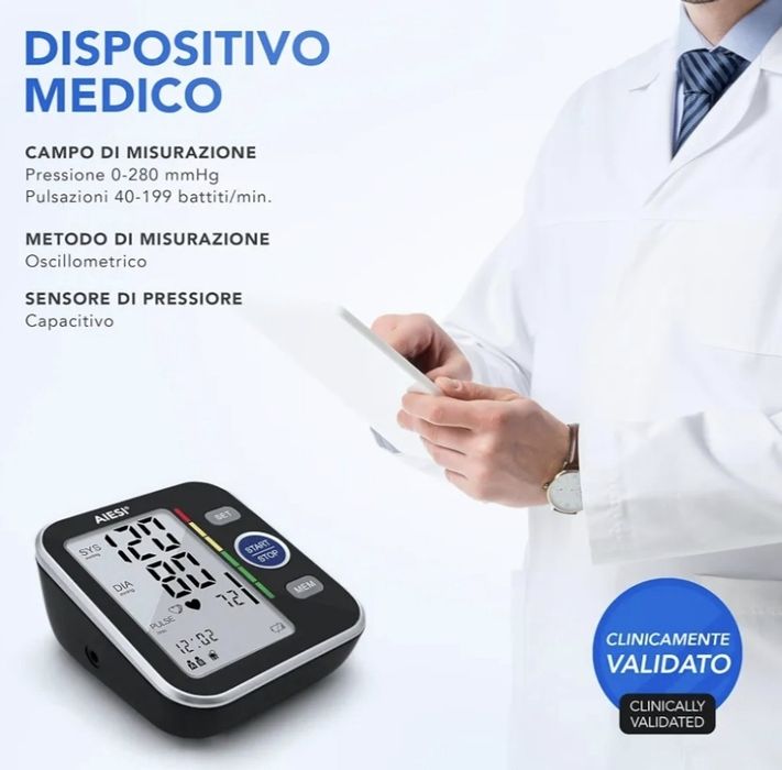 Апарат за измерване на кръвно налягане AIESI A6 (Италия ).