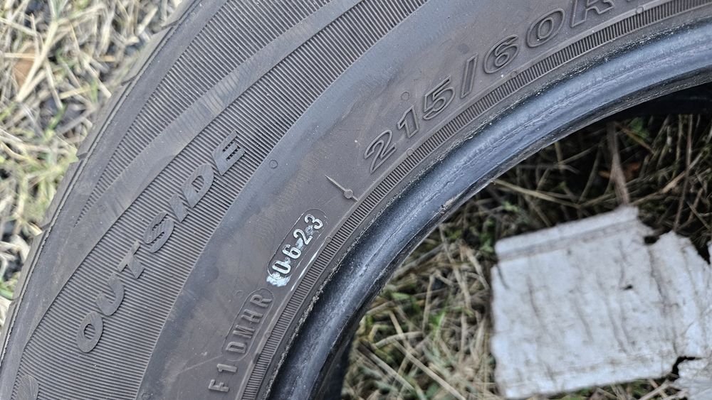 2бр гуми 215 60 16 дот 23 нексен