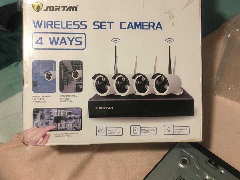 DVR wireless  4 camere JORTAN