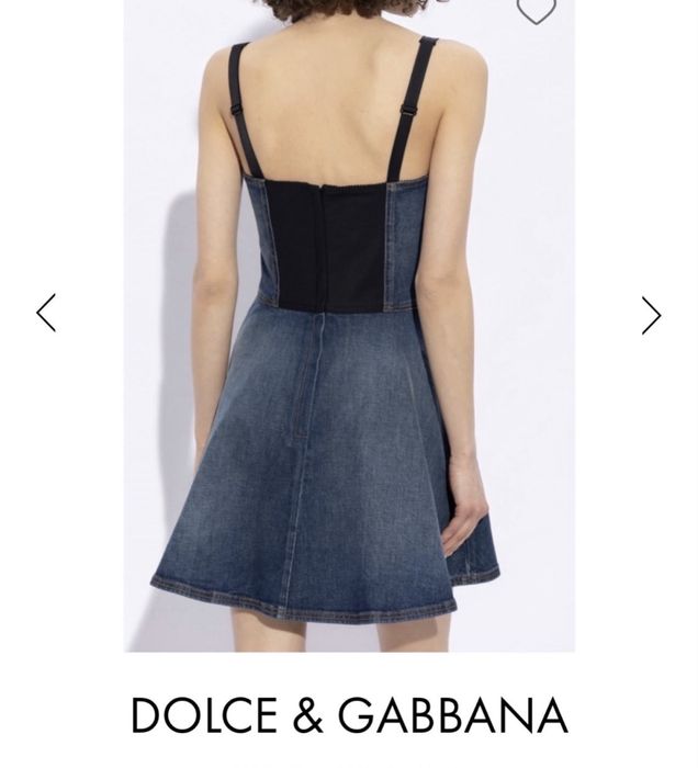 Dolce gabbana дънкова рокля