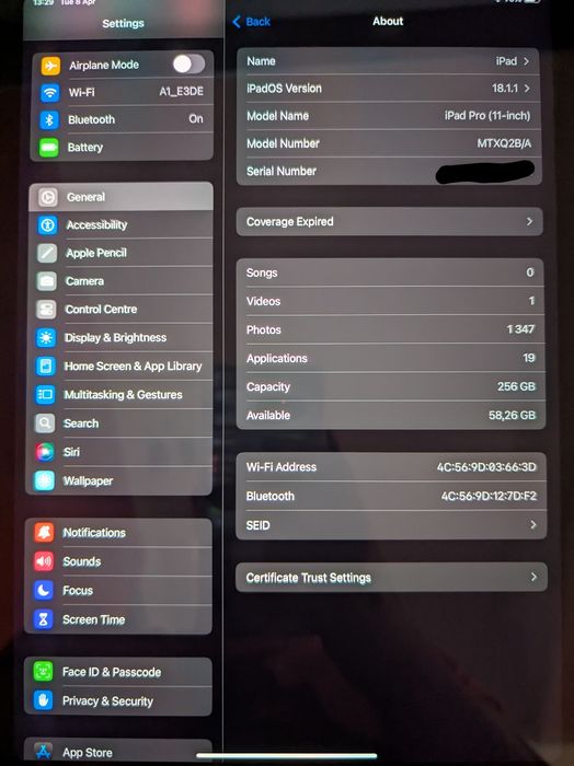 Ipad Pro 11" 2018 + аксесоари