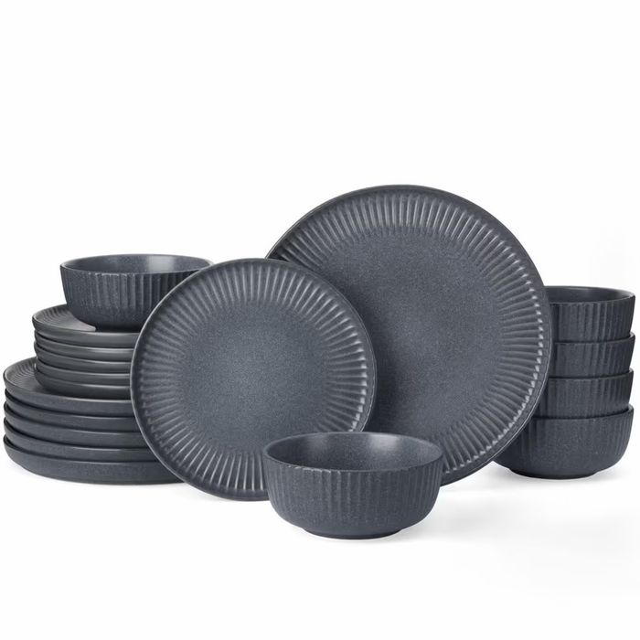 Seturi vesela ceramica Richmount 18 piese pentru 6 persoane diverse modele si culori