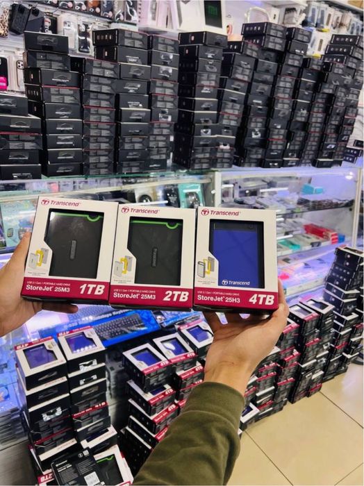 Новый. Transcend 1t/2tb.4tb. Toshiba 1/2tb. Seagate 1/2tb. Lexar.