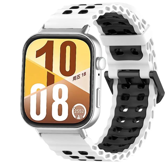 Huawei Watch Fit 3 4 4 Pro / MARINE Двуцветна силиконова каишка