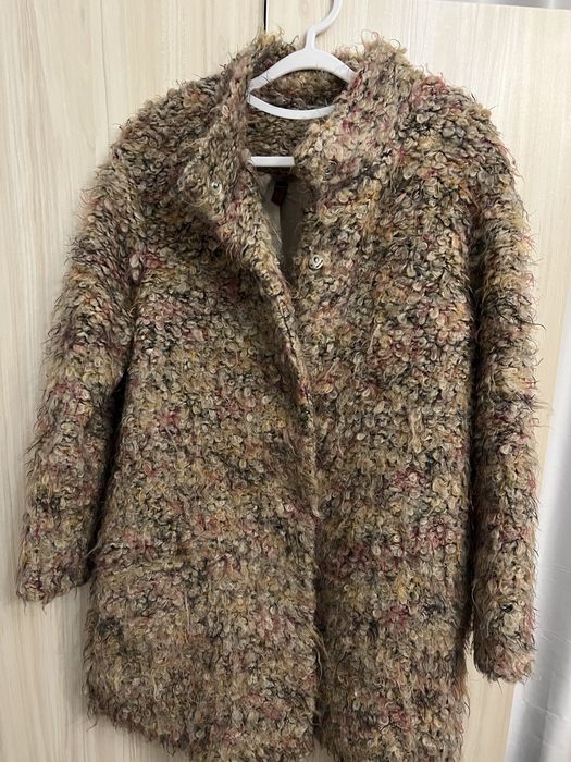 Дамско  пухкаво палто