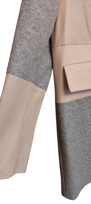 Манто Laura Ashley от вълна, кашмир и кожа/ размер М