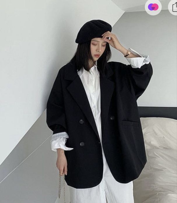 Пиджак черный женский