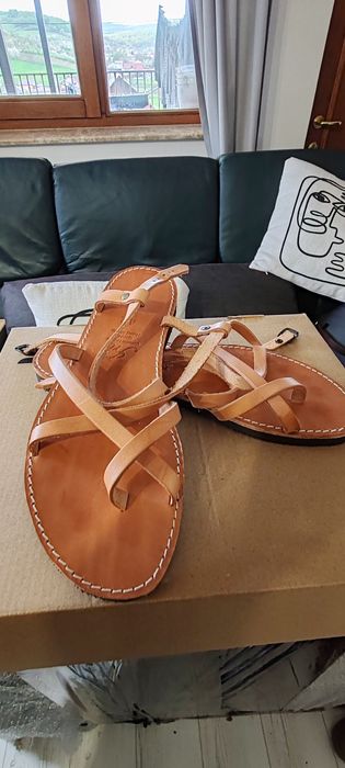 Sandale piele fabricate in Grecia
