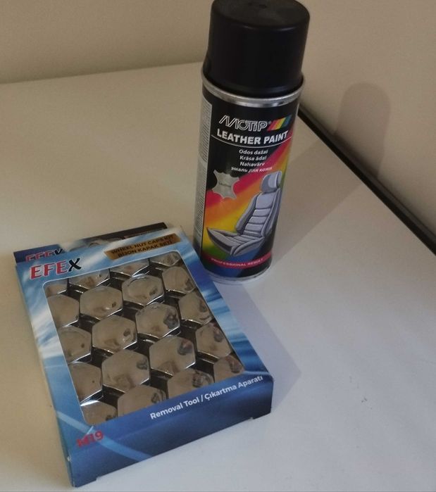 Боя за кожа motip +  капачки за гайки Тапи-капачки за болтове