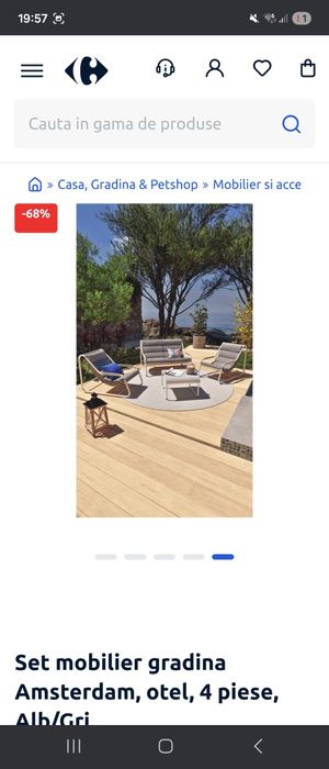 Set canapea , fotoliu si masă( ușor negociabil)