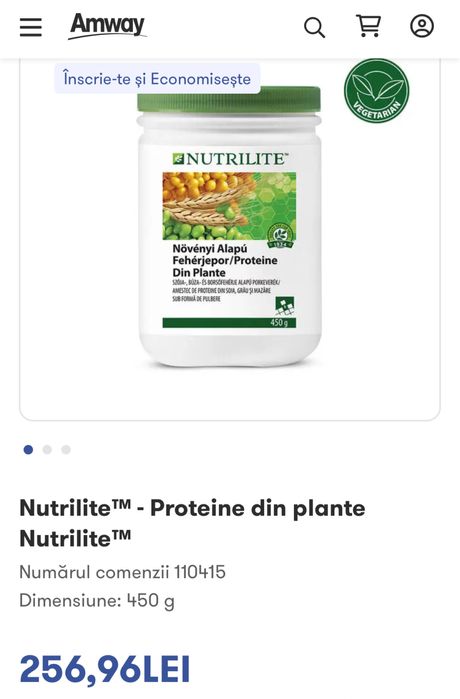 Pudră Proteică din Plante- 2 cutii