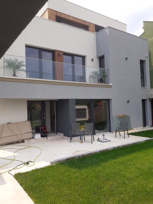 Balustrada din inox cu sticla securizata