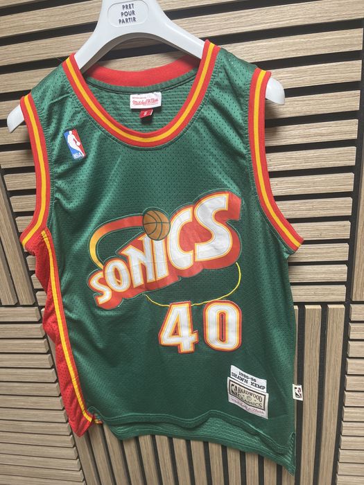 Mithchell&Ness - Seattle Super Sonics - #40 Shawn Kemp S / Оригинал