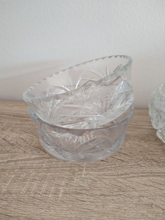 Кристал Бохемия-бонбониера и купички