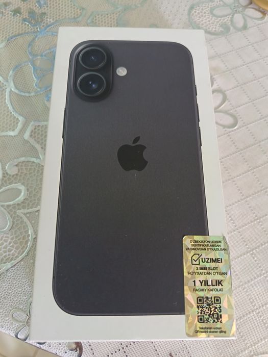 IPhone 16 128 gb.sotiladi yangi karobka
