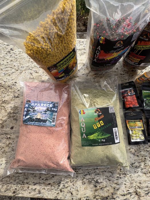 Nada pescuit, peleti pescuit, pop-up pescuit si aditiv