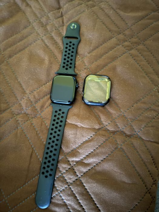 Apple watch seria 7 black Nike edition 45 mm.