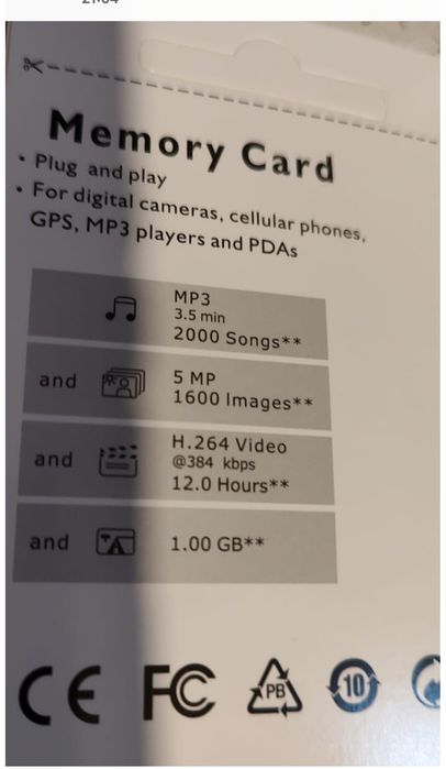 Carduri memorie  Sony 256 GB, adaptor inclus