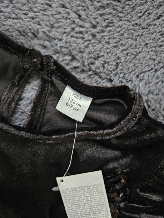 Rochie fetită neagra 122 cm nouă