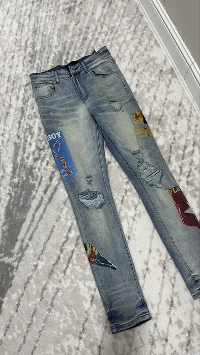 Amiri&playboy slim fit jeans