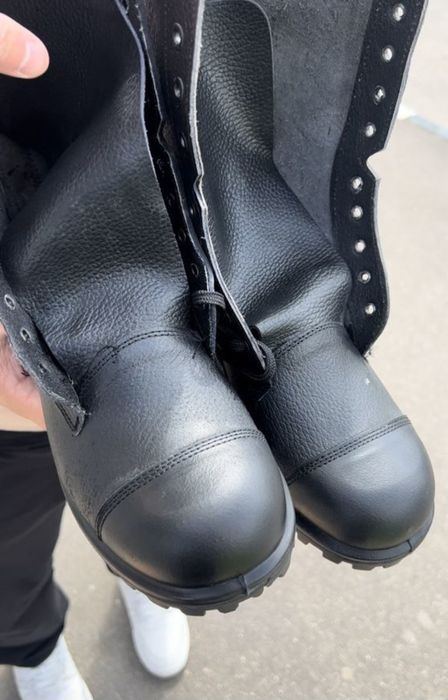 Берцы летние кожа натуралка