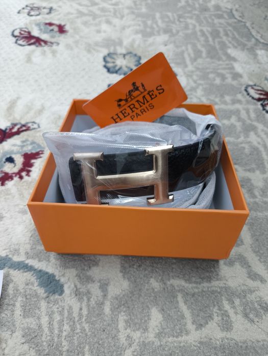 Ремень Hermes черный