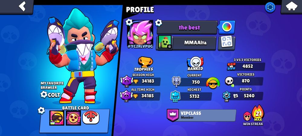 Аккаунт в Бравл Старс