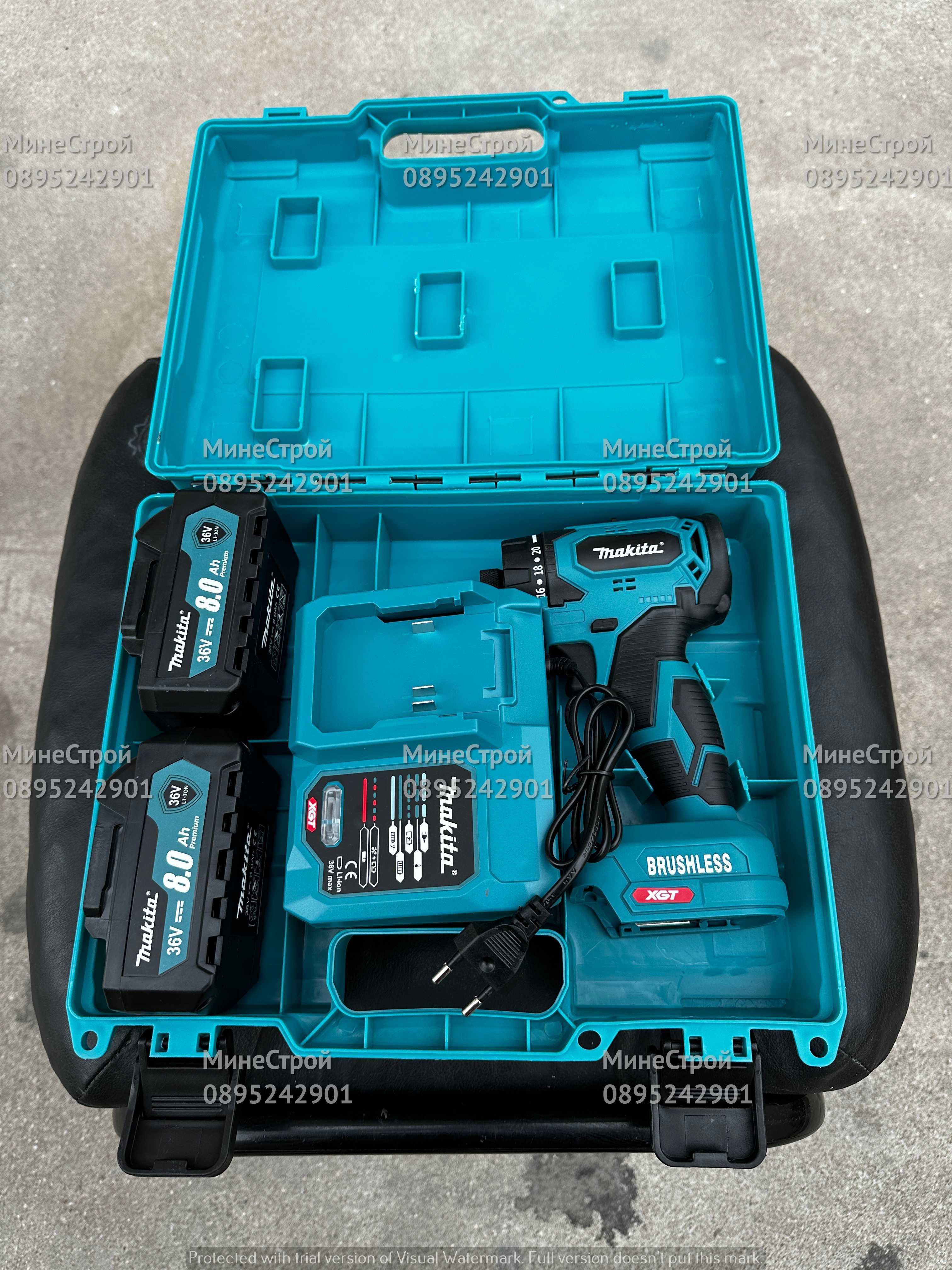 БЕЗЧЕТКОВ Акумулаторен Импакт МАКИТА 36v 8Ah Makita impact гр ...