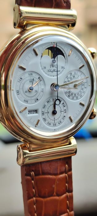 IWC Da Vinci Perpetual Calendar aur 18K Amanet BKG
