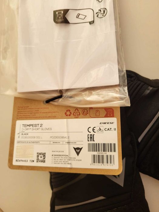 Dainese Tempest 2 D-Dry – Mănuși moto impermeabile | Mărimea L