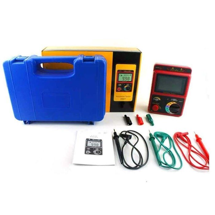 Тестер сопротивления Мегаомметр AR907A+ (2500 v )