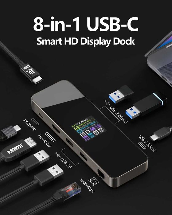 Vand Smart hub Dockcase 8 in 1