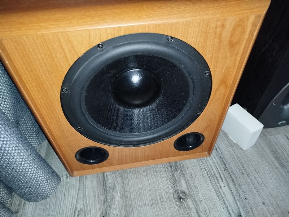 VAND sistem audio Klipsch HD Theater 500+statie denon avr2801+boxe klipsch F1sinergy+subwoofer teufel M1200SW