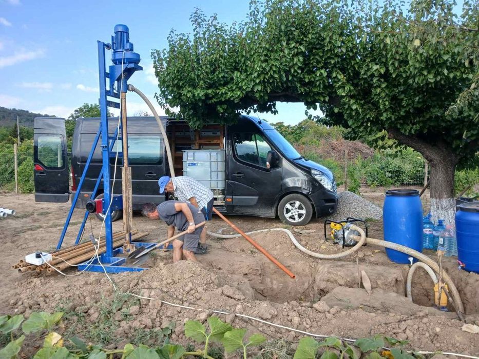 Сондажна машина комплект с  лостове