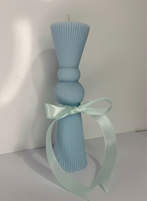 Lumanare botez scurta