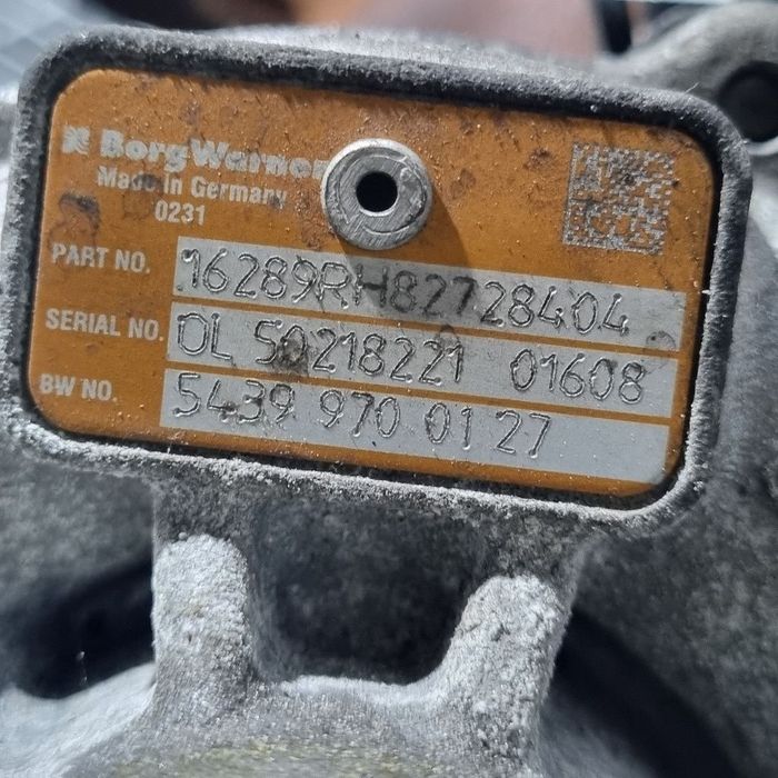 Turbo Dacia Duster 1.5 Dci 2010 - 2013 110CP K9K Euro5 (1487) 16289RH82728404