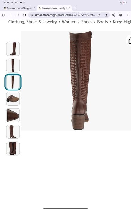 Lucky brand натуральная кожа из США сапоги