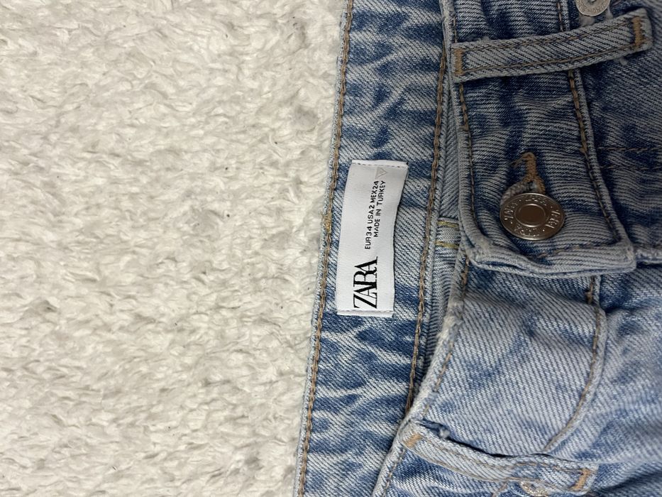 blugi albastri bootcut Zara marimea 34
