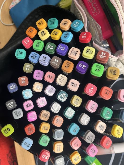 фломастеры цветные