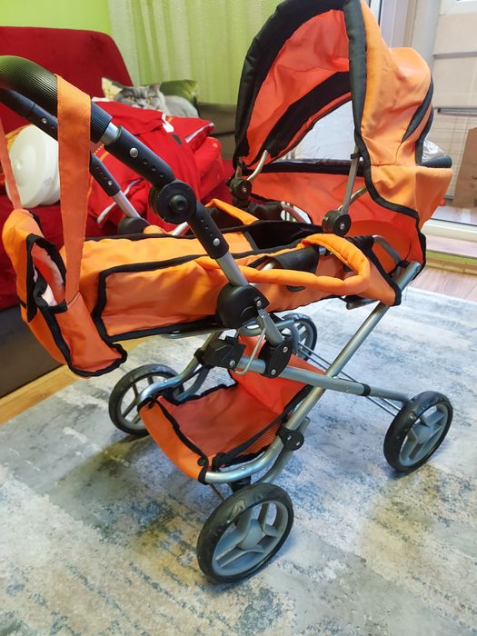 Cărucior  pentru păpuși cu gentuta