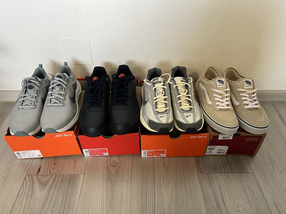 Nike initiator, downshifter, courtvision, Vans