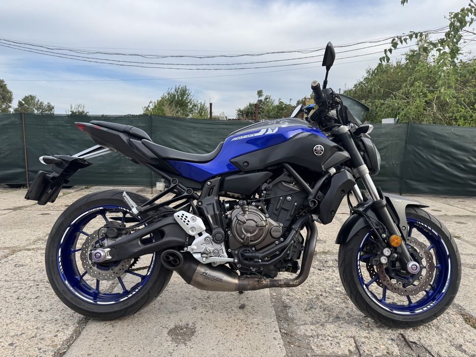 Yamaha MT 07 2017, Akrapovic