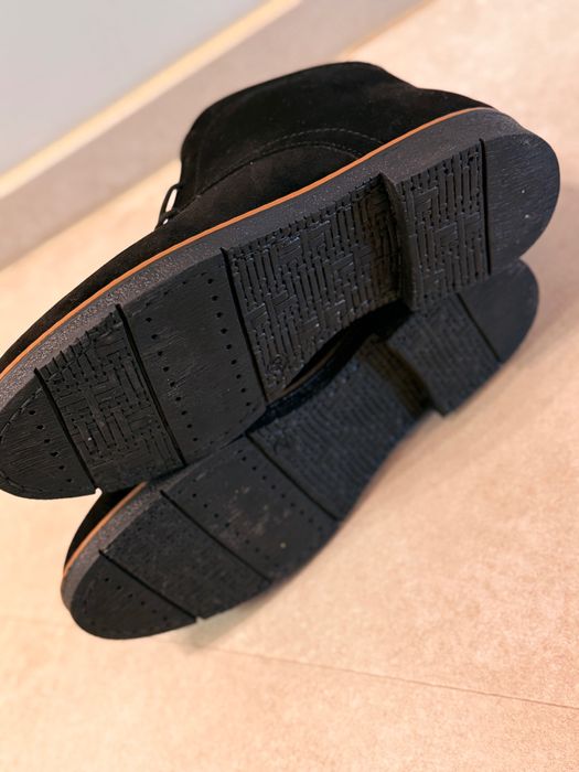 Дамски велурен кларк черен