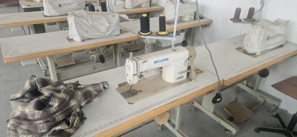 Машини и оборудване за шивашка фабрика