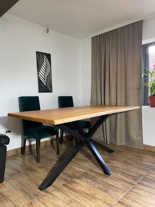 Picior masa, tip spider ..blaturi din stejar