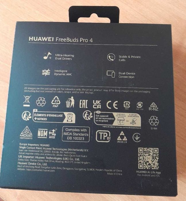 Наушники Huawei FreeBuds Pro 4 Black